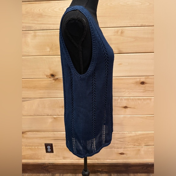 Karen Kane Lifestyle Sleeveless Knit Top + Matching Knit Cardigan, size Large - Picture 6 of 9